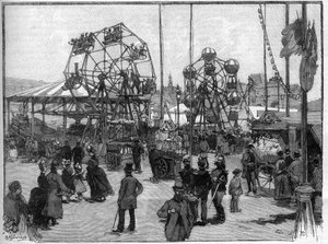 Festivalens spill i Paris i 1888. av French School