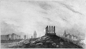 Gibbet av Montfaucon av French School