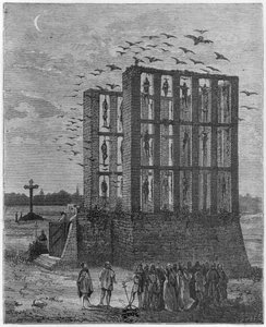 Gibbet av Montfaucon av French School