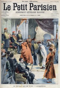 The inauguration of the new Bey of Tunis Hedi Bey (Muhammad El Hadi Bey av French School