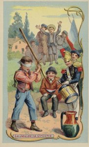Kannespillet (chromolitho) av French School
