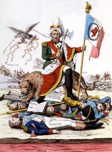 Det siste ordet innen kannibalisme (gravering) av French School