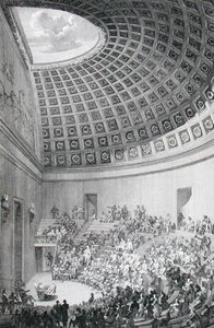 Forelesningssalen, basert på Pantheon i Roma, fra 