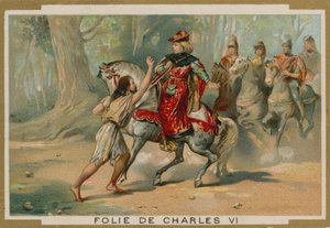Galskapen til kong Charles VI av Frankrike, 1392 av French School