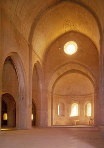 Skibet til cistercienserklosteret, grunnlagt i 1146 av French School