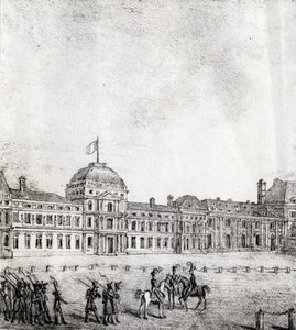 Tuileriene - "Alphabet Picturesque des Monumens de Paris" ca. 1840 (gravering) av French School