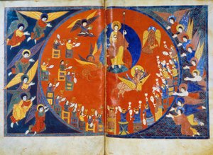 Visjonen til Saint John Miniature er avledet fra kommentarene til "Apokalypsen ifølge Saint John" skrevet i 775 av munken Beatus av Liebana av French School