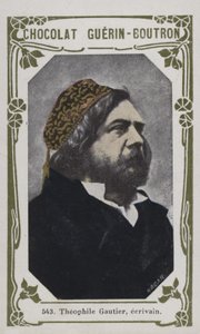 Theophile Gautier, ecrivain (farget bilde) av French School