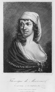 Theroigne de Mericourt, gravert av Charles Devrits (1800-tallet) 1845 av French School