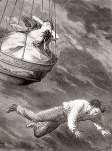 Thomas Harris, oppfinnsom London-forsker og løytnant og banebrytende engelsk ballongfarer som falt til sin død fra en luftballong 25. mai 1824, fra 