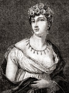 Thérésa Cabarrus, Madame Tallien, fra History of the French Revolution av Louis Blanc av French School