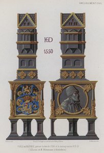Kakkelovn fra 1550 av French School