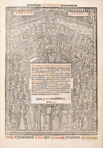 Tittelside som viser parlamentet i Toulouse, 1515 av French School