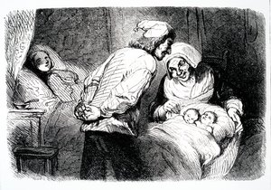 Tittelside til Little Fadette av George Sands, 1852 av French School