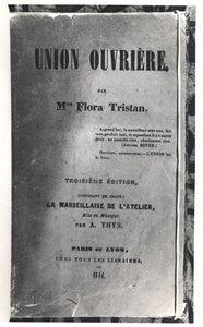 Tittelside til Union Ouvrière av Flora Tristan (1803-44), utgitt i, 1844 av French School