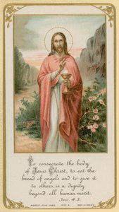 Å innvie Jesu Kristi legeme, å spise englers brød og gi det til andre, er en verdighet utover all menneskelig fortjeneste av French School