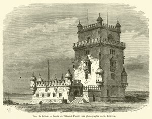 Tour de Belem (gravering) av French School