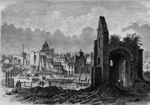 Transformations de Paris sous le Second Empire , Paris haussmannien : ruines de l