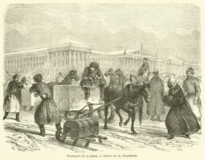 Eistransport (Gravur)