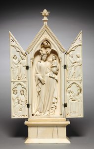 Triptych: The Life of the Virgin, ca. 1325-1350 av French School