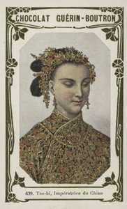 Tse-hi, Imperatrice de Chine (farget bilde) av French School