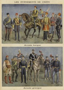 Türkische und griechische Armeen