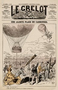 Et varsel, Place du Carrousel, fra Le Grelot, 3. november av French School