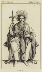 VIII Century, Reign of Pepin, Pepin (gravering) av French School