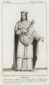 VI Century, Reign of Clotaire I, Clotaire I (gravering) av French School