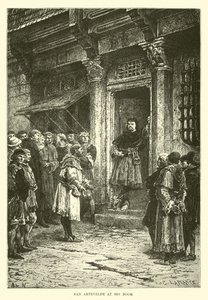 Van Artevelde ved døren hans av French School