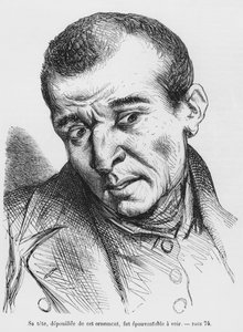 Vautrin arrestert og identifisert, illustrasjon fra Splendeurs et Miseres des Courtisanes av Honore de Balzac, publisert 1867 av French School