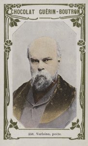 Verlaine, poet (farget bilde) av French School