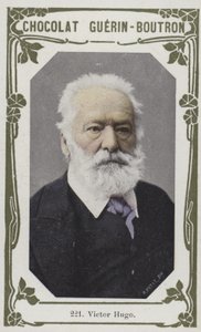 Victor Hugo (farget bilde) av French School