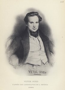 Victor Hugo (litho) av French School