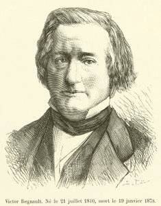 Victor Regnault, født 21. juli 1810, død 19. januar 1878 av French School