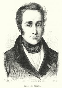 Victor de Broglie (gravering) av French School
