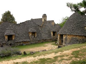 Utsikt over Cabanes de Breuil av French School