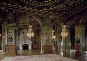 Utsikt over Salle des Arts, etter 1871 av French School