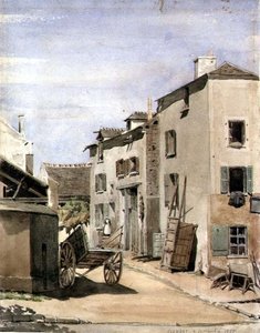 Utsikt over byen Clamart, Frankrike av French School