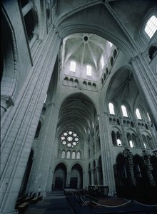 Utsikt over kryssingstårnet mot sør-vest, ferdig ca.1230 av French School