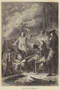Villars skader Malplaquet (gravering) av French School