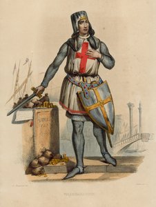 Villehardouin (farget gravering) av French School