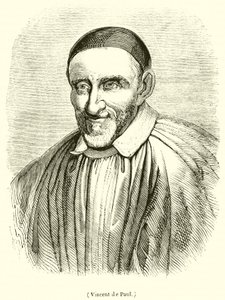Vincent de Paul (gravering) av French School