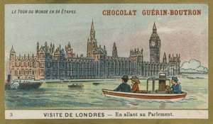 Besøk i London - på vei til Houses of Parliament