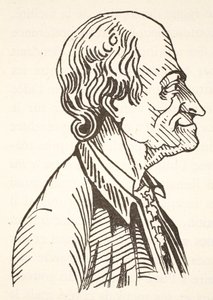 Voltaire, kopi av Boris Mestchersky (d.1957), illustrasjon fra Histoire de la Nation Francaise, Sciences, Volumes I & II, av Gabriel Hanotaux (1853-1944), 1924 av French School