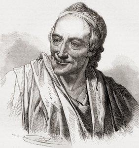 Voltaire, fra History of France, utgitt ca. 1880 av French School