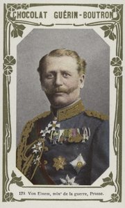 Von Einem, krigsminister, Preussen (farget bilde) av French School