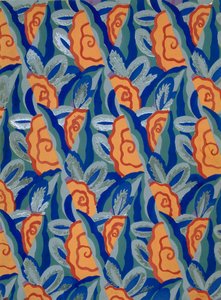 Tapetdesign av Maison Gaillard, pub. 1930. av French School