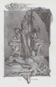 Krig (litho) av French School