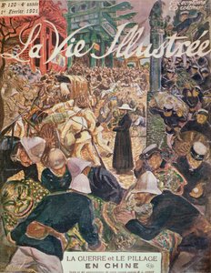 Krig og plyndring i Kina, fra La Vie Illustre, 1. februar 1901 av French School